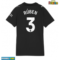 Manchester City Ruben Dias #3 Auswärtstrikot Frauen 2025-26 Kurzarm